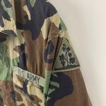 Authenic Grunge Green Camo U.S. Army Military Jacket Size XL Photo 4