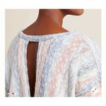 Anthropologie Michael Stars NWT Textured Open-Back Sweater Top size large Photo 2