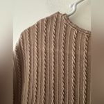 SheIn Ribbed Neutral Brown Short Sleeve Top Photo 2