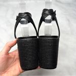 Calvin Klein NEW Lalah Minimalist Ankle Strap Platform Block Heel Sandals Black Photo 5