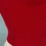 SheIn Sleeveless Red Summer Cropped Top Size Small Photo 4