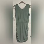 Nine West 🏷️💚 NWT Ruched Mint Green Mini Dress – Size M Photo 8