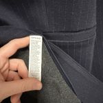 Spanx  Perfect Collarless Navy Pinstripe Blazer Size XL Photo 3