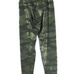Aerie Offline Real Me 7/8 High-Rise Camo Leggings Metallic Shine Green XS Photo 1