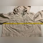 Dress Barn Woman Beige Nylon Zip Snap Hooded Jacket 18/20 Size undefined Photo 10