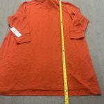Calvin Klein  Women's Oversized Orange Drawstring Pullover Hoodie 2X NWT Photo 2