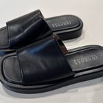 Journee Collection  Denrie Platform Chunky Black‎ Sandal Size 9 Photo 0