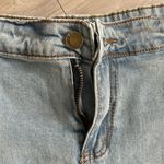 Womens High Waisted Denim Short Summer Wide Leg Raw Hem Hot Shorts Exotic s: XXL Blue Photo 2