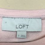 Loft Women’s Mon Doux Amour Graphic Print Pink White Cozy Comfy Sweatshirt Photo 6