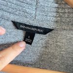 Banana Republic  Open Front Sweater Cardigan Lightweight‎ Gray Womens Size L Photo 2