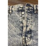 PacSun  Ultra High Waisted Festival Acid Wash Jean Shorts Frayed Hem Button Fly Photo 3