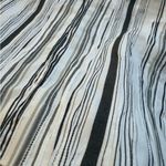 Chico's Monochrome Striped Jacket Button Front Cuffed Long Sleeve Size Large Photo 6