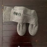 UGG  Classic Cardy knitted sweater 3 button fold over boots.Silver color. Size: 8 Photo 14