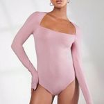 SheIn Long Sleeve Pink Body Suit  Photo 4