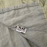 Flax  Linen Snap Front Jacket Size Medium Photo 4