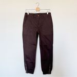 CAbi Womens Compass Pant #4514 Dark Chocolate Brown Ankle Zip Jogger Size 6 Photo 2