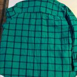 J.Crew Green Plaid Button Down Shirt jacket, with pockets XXL Photo 10
