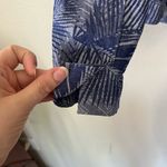 Anthropologie Cartonnier Navy Fern Brocade Smart Suit Jacket Womens Size 10 Blue Photo 6