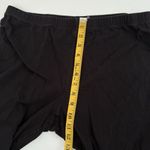 Soft Surroundings Womens Pants Large Black Pull On Capri Ruched Stretch Casual Photo 6