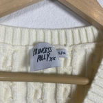 Princess Polly Sydney Cropped V-Neck Sweater Vest in Cream Size S/M Photo 7