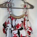 ALBION FIT  the Wave Le Fleur White Floral Swimsuit Size XL EUC #2152 Photo 5