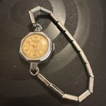 Endura Women's Automatic Watch 7 jewels Works Stretch Bracelet Stainless VTG Photo 2