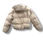 Sebby ‎ Hooded Puffer Coat Women’s Size XS Beige Cream Oversized Winter Jacket Photo 2