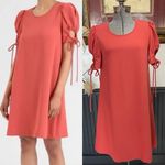 See By Chloe Ruched Tie Sleeve Shift Dress ~ Size 38 / US 6ππ Photo 1