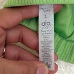Alo Yoga Alo Green Wellness Sport Bra in green Apple size Large Photo 6