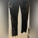 AGOLDE + Free People Criss Cross Straight Asymmetrical Distressed Jeans Photo 9
