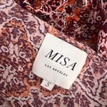 MISA Los Angeles MISA Ruffled Floral Off Shoulder Cropped Top Sz S Photo 4