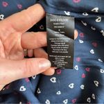 Zadig & Voltaire Ramia Heart Printed Button Navy Shirt Dress Womens Size Medium Photo 11