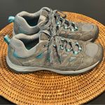 Eddie Bauer Gray and Teal  sneakers/hiking shoes women’s size 7.5 Photo 2