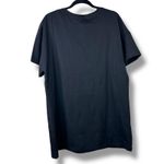 BaeVely NWOT Boutique Silver Sequin Embellished Black T Photo 4