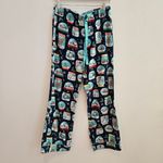 Nick & Nora  green and blue snow globe flannel pajamas set size small Photo 5
