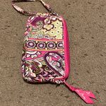 Vera Bradley  Very‎ Berry Paisley All-In-One Wristlet Pink EUC Photo 1
