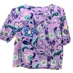 Talbots Womens Peasant Top Size Small Petite Peasant Bloomcore Floral Boho Artsy Photo 1