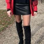 Black leather skirt Size M Photo 3