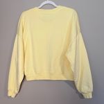 Gap x Disney Minnie Mouse Oversized Relaxed Fit Logo Sweatshirt Yellow S Photo 5