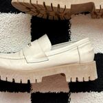 Steve Madden Lawrence Cream Leather Loafers 10 Photo 2