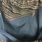 Vintage Knit Tote Bag Open Top Resin Plastic Handles BOHO Whimsigoth Brown Photo 9