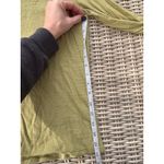 SOL Embroidered Baby Alpaca Silk Sweater large layered luxury cabincore workwar Green Photo 8