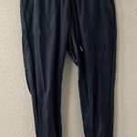 Zyia  Women's Size Small Ankle Zip Joggers Sweatpants Navy Blue Athletic‎ Photo 0