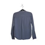 Abercrombie & Fitch Blue Gray Button Down Utility Shirt Photo 4
