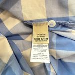 LL Bean Blue Plaid Sleeveless Midi Dress Pockets Size LARGE‎ Photo 12
