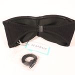 Seafolly NWT X Revolve Inka Rib Bustier Bandeau in Black Photo 8