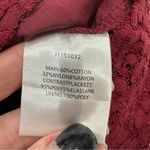 The Jetset Diaries  “The Ruins” Cranberry Red Lace-Up Bodycon Lace Dress Photo 9