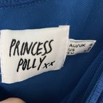 Princess Polly  Women's Navy Blue Linen Blend Fishtail Hem Maxi Skirt Size‎ US 0 Photo 6