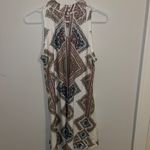 Blu Pepper White Patterned Mock Neck Sundress Photo 4