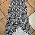 Max Studio  Black and White Asymmetrical Skirt Photo 0